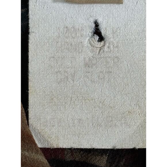 Vintage 90s Citron Santa Monica Top Silk Tropical Scenic Blouse Semi Sheer Shirt - Picture 9 of 11